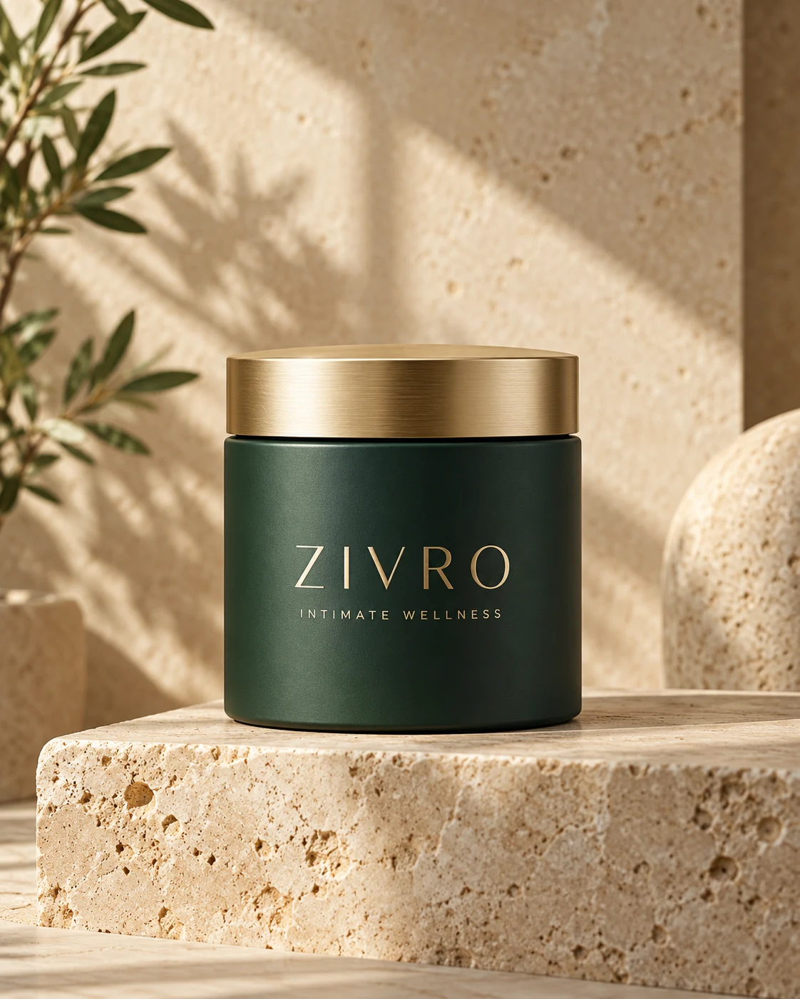 ZIVRO Intimate Wellness packaging concept