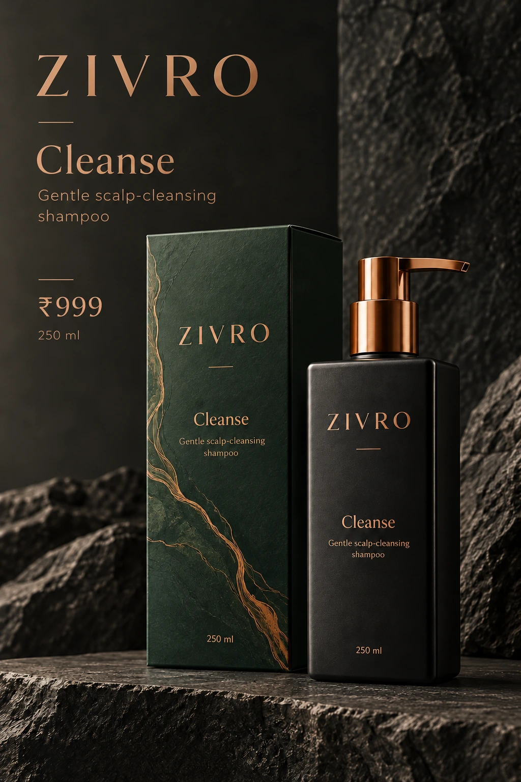 ZIVRO Cleanse packaging concept