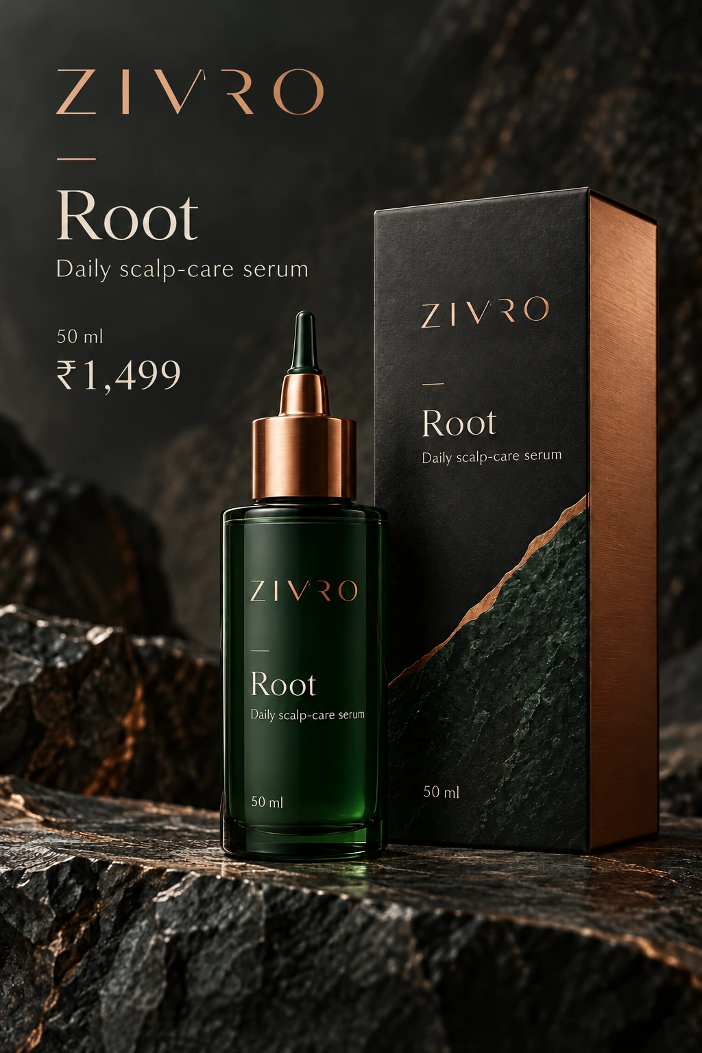 ZIVRO Root packaging concept