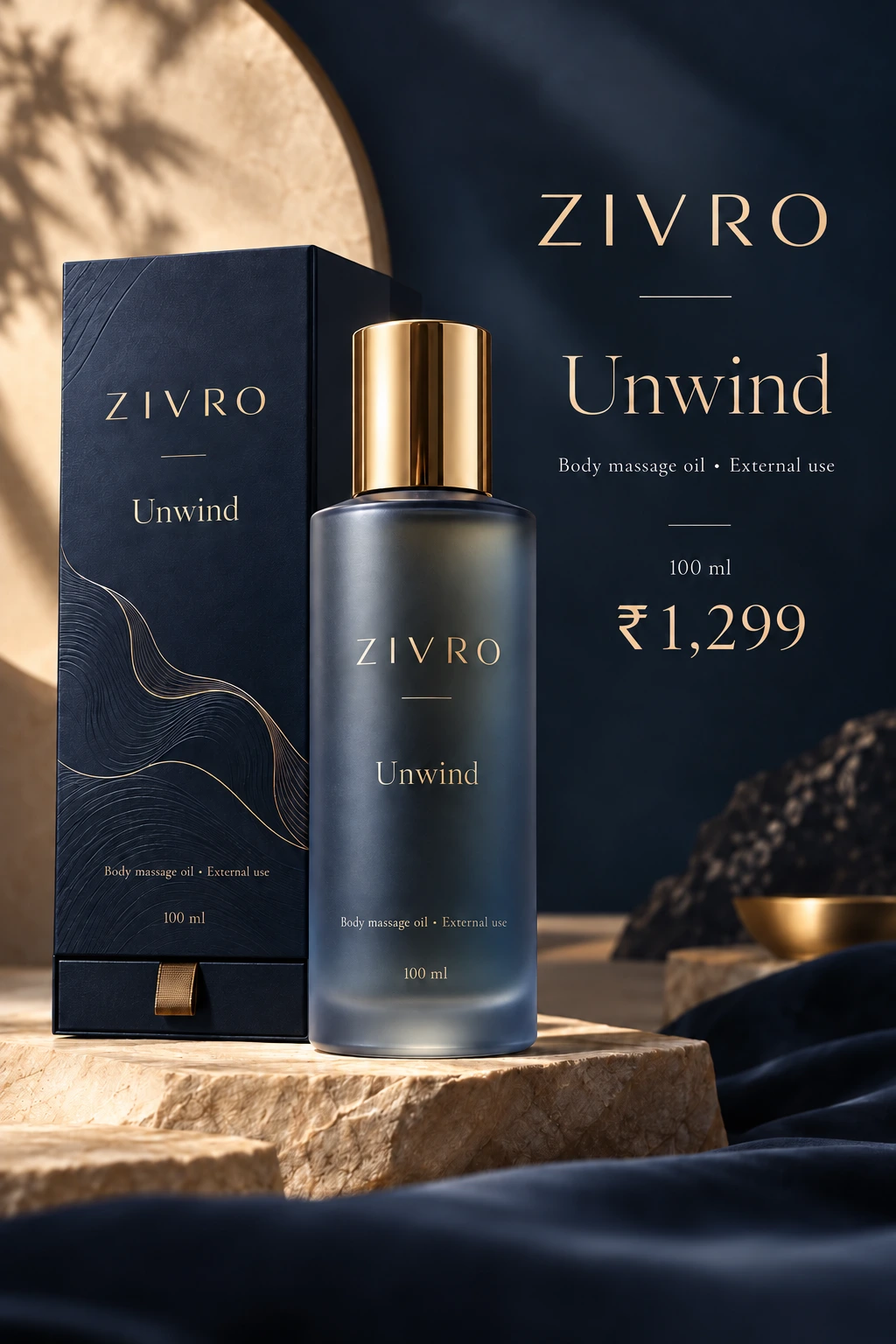 ZIVRO Unwind packaging concept