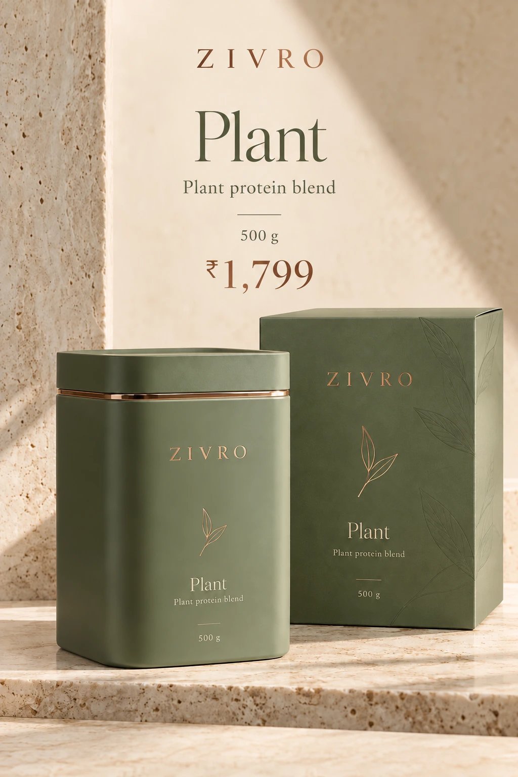 ZIVRO Plant packaging concept